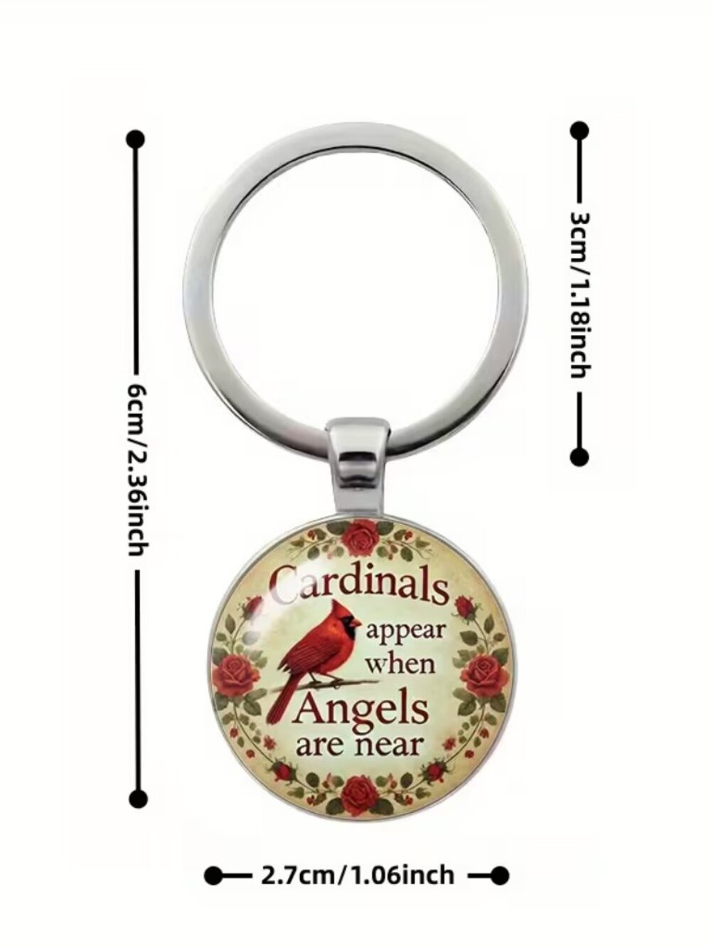 Cardinal Key Ring - New - Picture 2 of 3